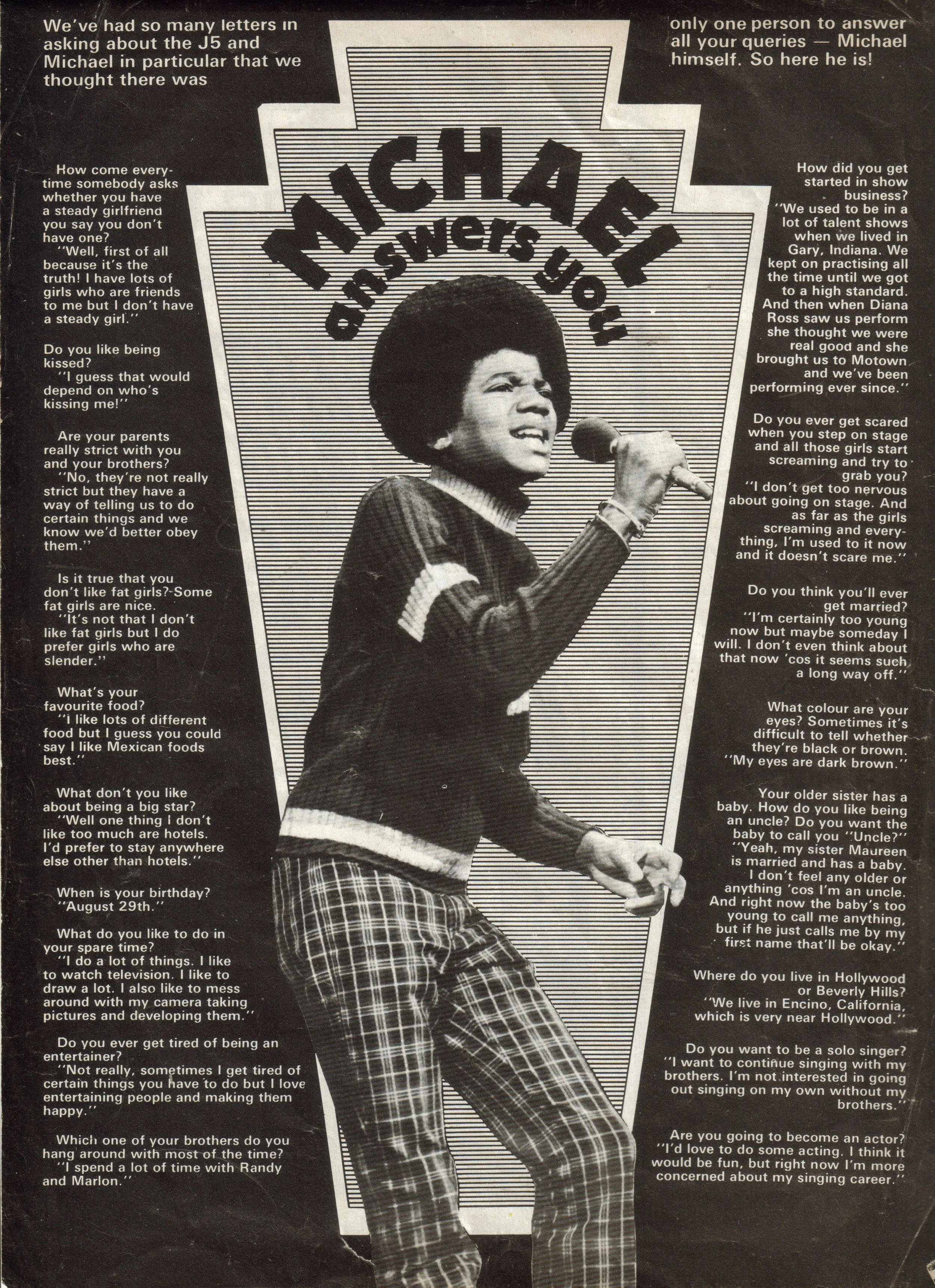 MICHAEL JACKSON MOTOWN ARTICLES — KEEP THE PULSE ON THE MUSIC